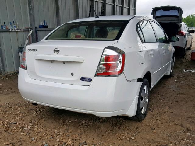 3N1AB61E19L657095 - 2009 NISSAN SENTRA 2.0 WHITE photo 4