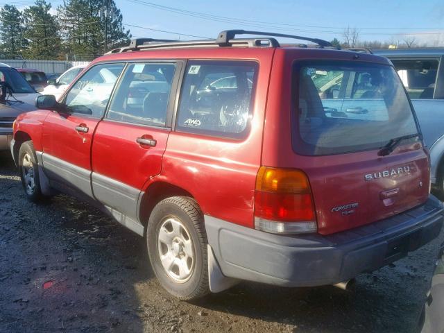 JF1SF6354XG712312 - 1999 SUBARU FORESTER L BURGUNDY photo 3