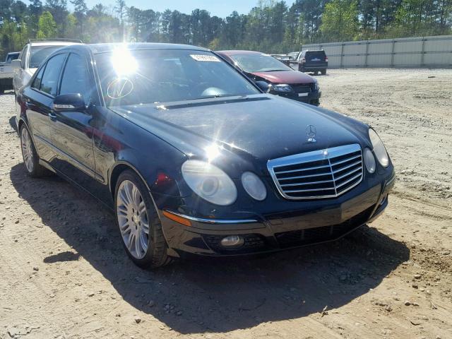 WDBUF56X18B190777 - 2008 MERCEDES-BENZ E 350 BLACK photo 1