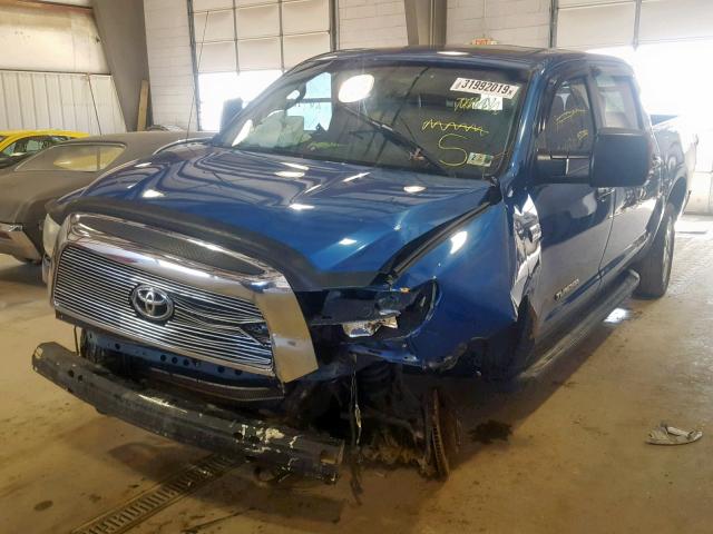 5TBDV58168S494721 - 2008 TOYOTA TUNDRA CRE BLUE photo 2