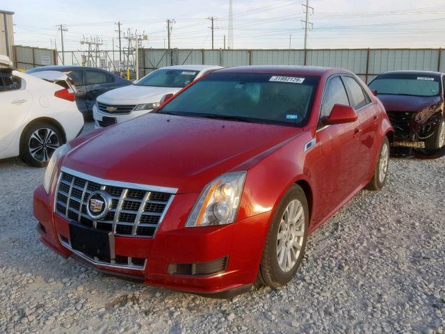 1G6DF5E57C0115073 - 2012 CADILLAC CTS LUXURY RED photo 2