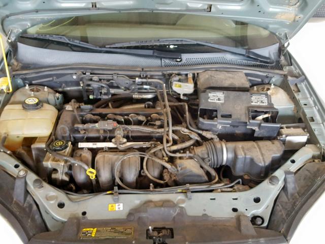 1FAFP34N96W152142 - 2006 FORD FOCUS ZX4 GREEN photo 7