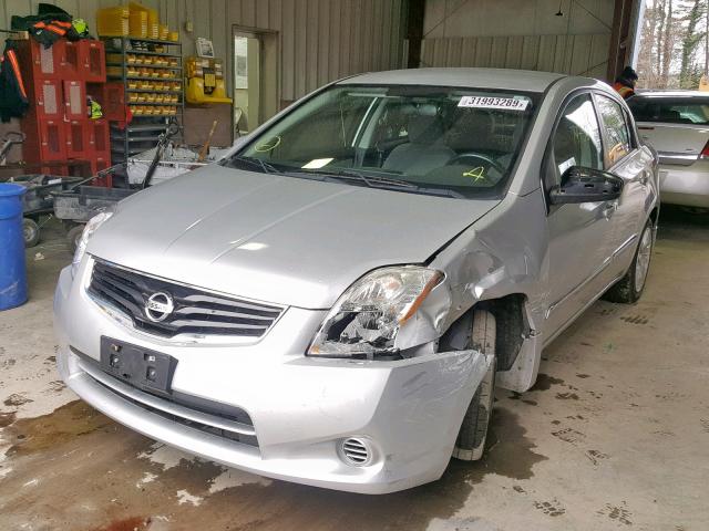 3N1AB6AP5CL781203 - 2012 NISSAN SENTRA 2.0 SILVER photo 2