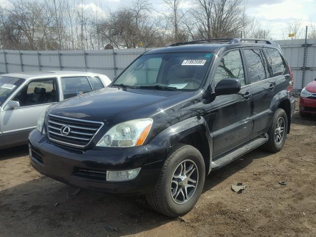 JTJBT20X350074560 - 2005 LEXUS GX 470 BLACK photo 2