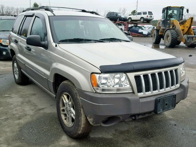 1J4GW48S24C122643 - 2004 JEEP GRAND CHER SILVER photo 1