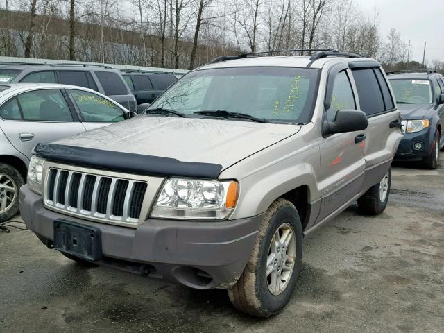 1J4GW48S24C122643 - 2004 JEEP GRAND CHER SILVER photo 2