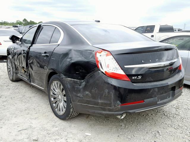 1LNHL9DK5FG603337 - 2015 LINCOLN MKS BLACK photo 3