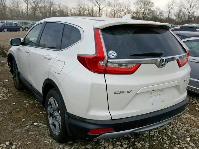 2HKRW2H83JH674871 - 2018 HONDA CR-V EXL WHITE photo 3