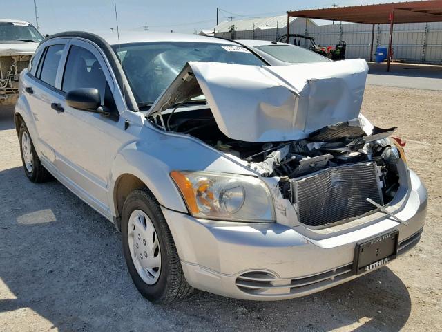 1B3HB28B87D220747 - 2007 DODGE CALIBER SILVER photo 1