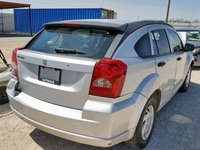 1B3HB28B87D220747 - 2007 DODGE CALIBER SILVER photo 4