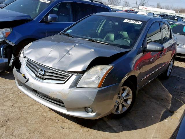 3N1AB6AP1AL659922 - 2010 NISSAN SENTRA 2.0 SILVER photo 2