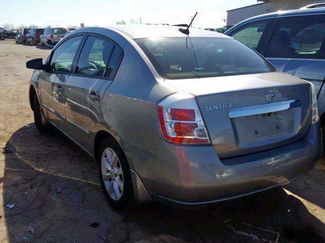 3N1AB6AP1AL659922 - 2010 NISSAN SENTRA 2.0 SILVER photo 3