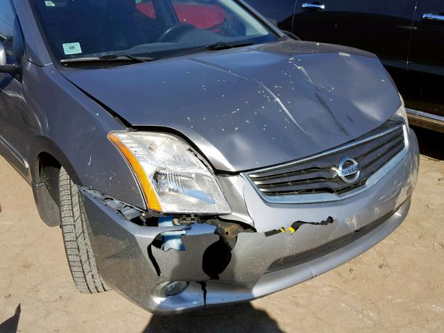 3N1AB6AP1AL659922 - 2010 NISSAN SENTRA 2.0 SILVER photo 9