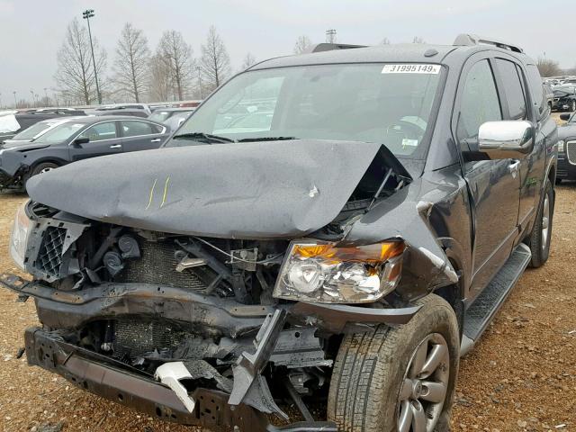 5N1AA0NC8CN614253 - 2012 NISSAN ARMADA SV GRAY photo 2