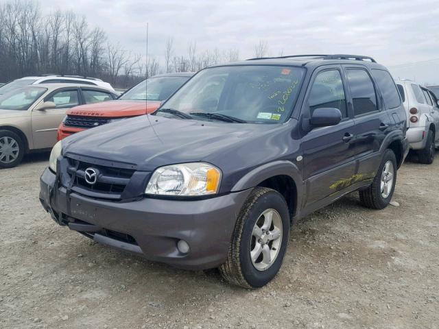 4F2CZ961X5KM45381 - 2005 MAZDA TRIBUTE S BLUE photo 2