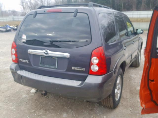 4F2CZ961X5KM45381 - 2005 MAZDA TRIBUTE S BLUE photo 4