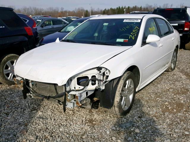 2G1WB5E35F1137722 - 2015 CHEVROLET IMPALA LIM WHITE photo 2