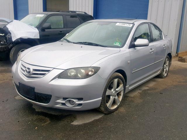 JM1BK323061417665 - 2006 MAZDA 3 S SILVER photo 2