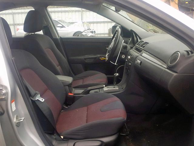 JM1BK323061417665 - 2006 MAZDA 3 S SILVER photo 5