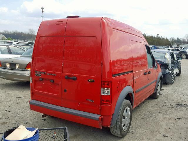 NM0LS7BNXCT125631 - 2012 FORD TRANSIT CO RED photo 4