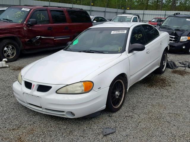 1G2NF52E83C329479 - 2003 PONTIAC GRAND AM S WHITE photo 2