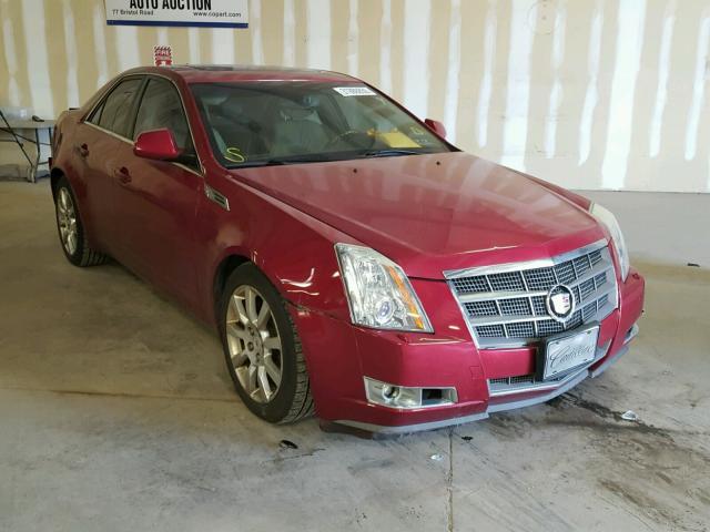 1G6DS57VX80171444 - 2008 CADILLAC CTS HI FEA MAROON photo 1