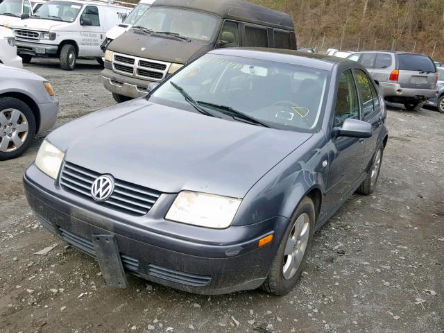 3VWSK69M63M054302 - 2003 VOLKSWAGEN JETTA GLS GRAY photo 2