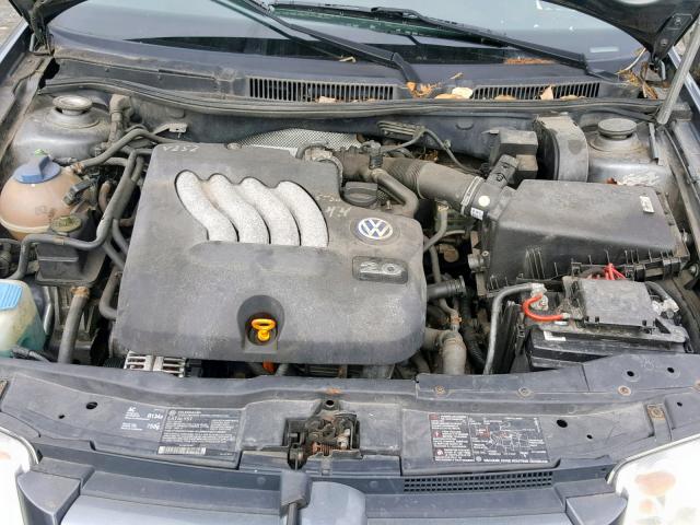 3VWSK69M63M054302 - 2003 VOLKSWAGEN JETTA GLS GRAY photo 7