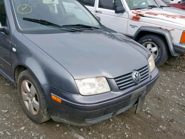 3VWSK69M63M054302 - 2003 VOLKSWAGEN JETTA GLS GRAY photo 9