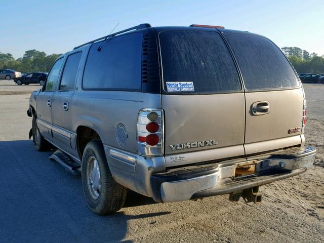 1GKEC16TX1J293183 - 2001 GMC YUKON XL C TAN photo 3