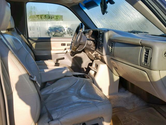 1GKEC16TX1J293183 - 2001 GMC YUKON XL C TAN photo 5