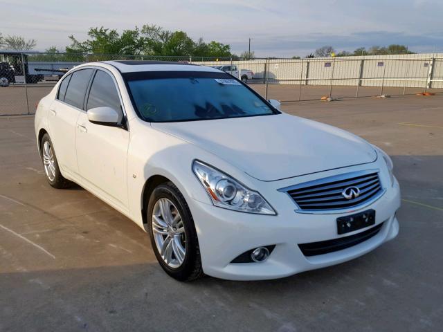 JN1CV6AP9FM500336 - 2015 INFINITI Q40 WHITE photo 1