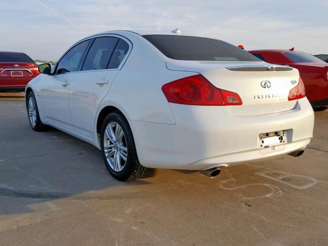 JN1CV6AP9FM500336 - 2015 INFINITI Q40 WHITE photo 3