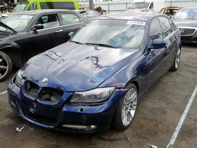 WBAPN7C54BF184758 - 2011 BMW 335 D BLUE photo 2