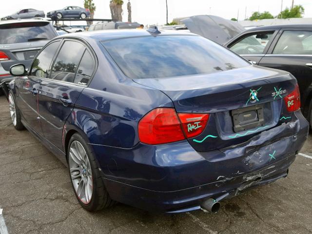 WBAPN7C54BF184758 - 2011 BMW 335 D BLUE photo 3