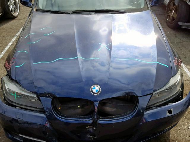 WBAPN7C54BF184758 - 2011 BMW 335 D BLUE photo 7