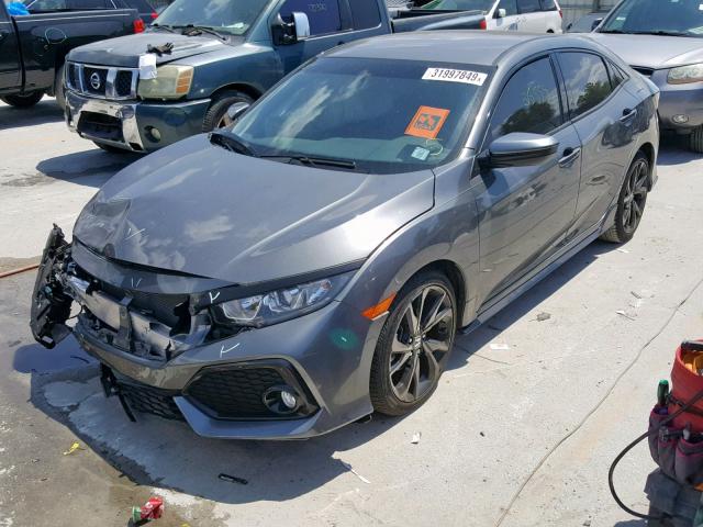 SHHFK7H44HU211931 - 2017 HONDA CIVIC SPOR GRAY photo 2