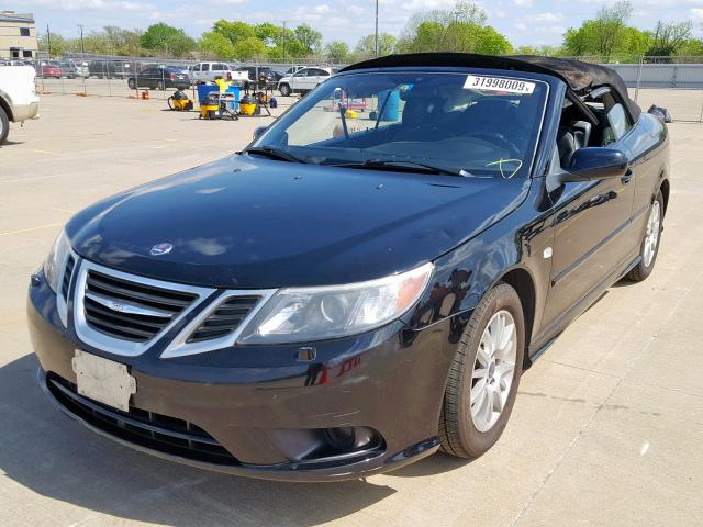 YS3FB79Y486013390 - 2008 SAAB 9-3 2.0T BLACK photo 2