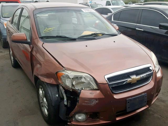 KL1TG5DE6BB245816 - 2011 CHEVROLET AVEO LT BROWN photo 1