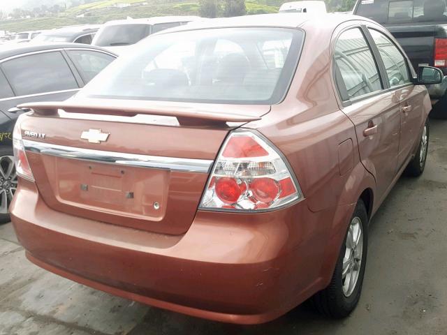 KL1TG5DE6BB245816 - 2011 CHEVROLET AVEO LT BROWN photo 4