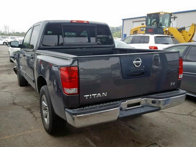 1N6AA0EK7CN311277 - 2012 NISSAN TITAN S GRAY photo 3