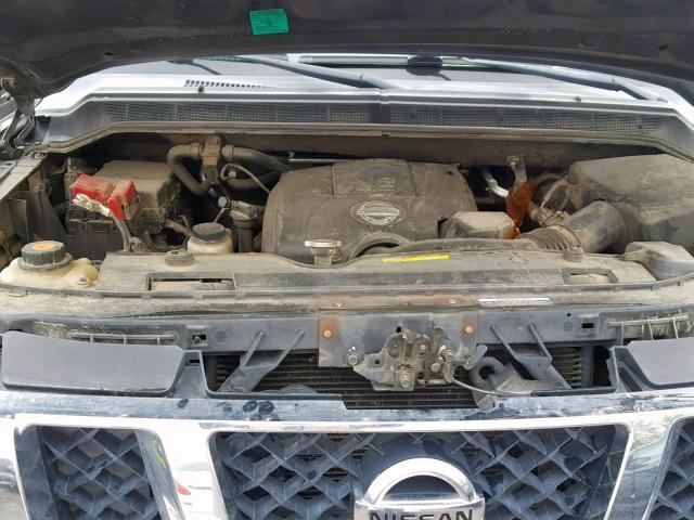 1N6AA0EK7CN311277 - 2012 NISSAN TITAN S GRAY photo 7