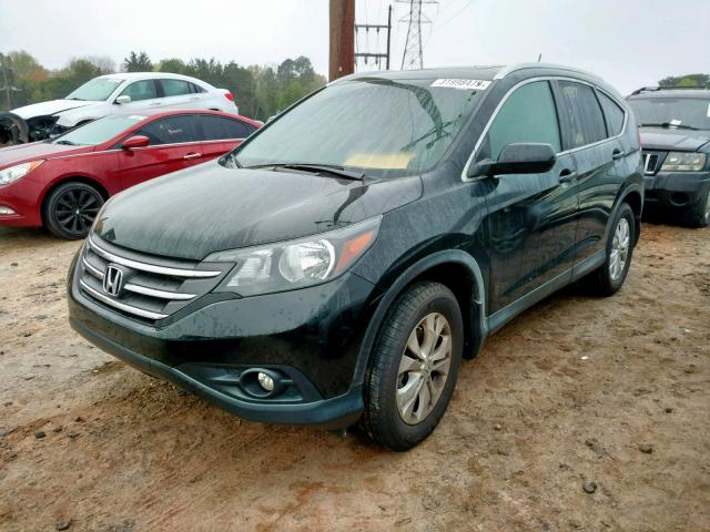 2HKRM4H78DH654693 - 2013 HONDA CR-V EXL BLACK photo 2