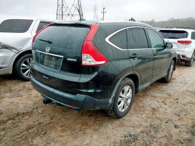 2HKRM4H78DH654693 - 2013 HONDA CR-V EXL BLACK photo 4