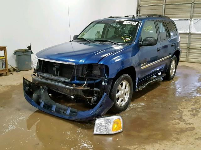 1GKDT13S162248089 - 2006 GMC ENVOY BLUE photo 2