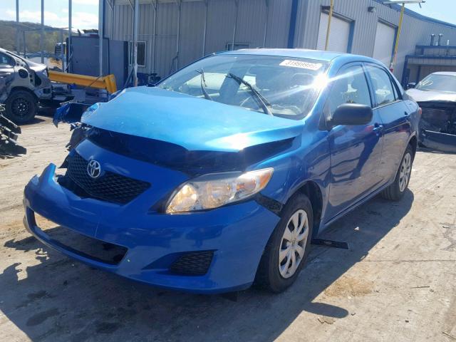 1NXBU40E19Z002924 - 2009 TOYOTA COROLLA BA BLUE photo 2