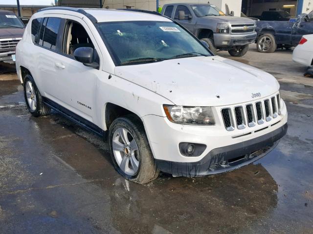 1C4NJDBB0FD240322 - 2015 JEEP COMPASS SP WHITE photo 1