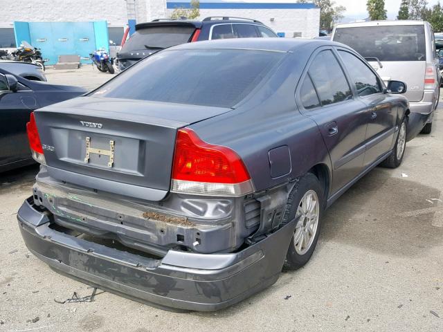 YV1RS64AX42370710 - 2004 VOLVO S60 CHARCOAL photo 4