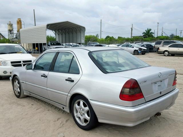 WDBHA29G2WA647867 - 1998 MERCEDES-BENZ C 280 SILVER photo 3