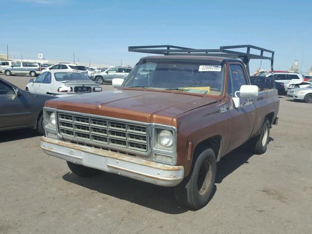 CCD14AZ140839 - 1980 CHEVROLET C10 PICKUP BROWN photo 2